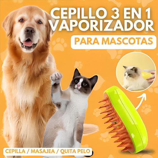 CEPILLO PARA MASCOTAS 3 EN 1